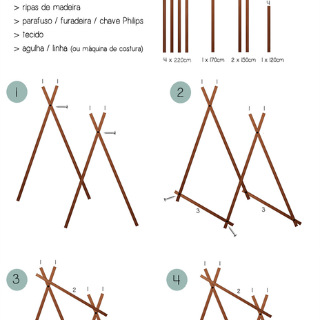 Tenda infantil - faça você mesmo!