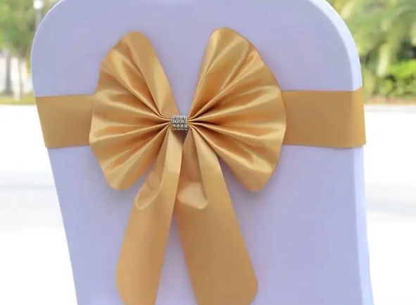 chair sash ribbon