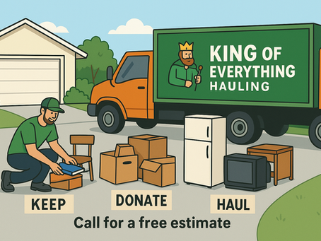 Garage Cleanup Made Easy: How to Declutter Before Pickup Day