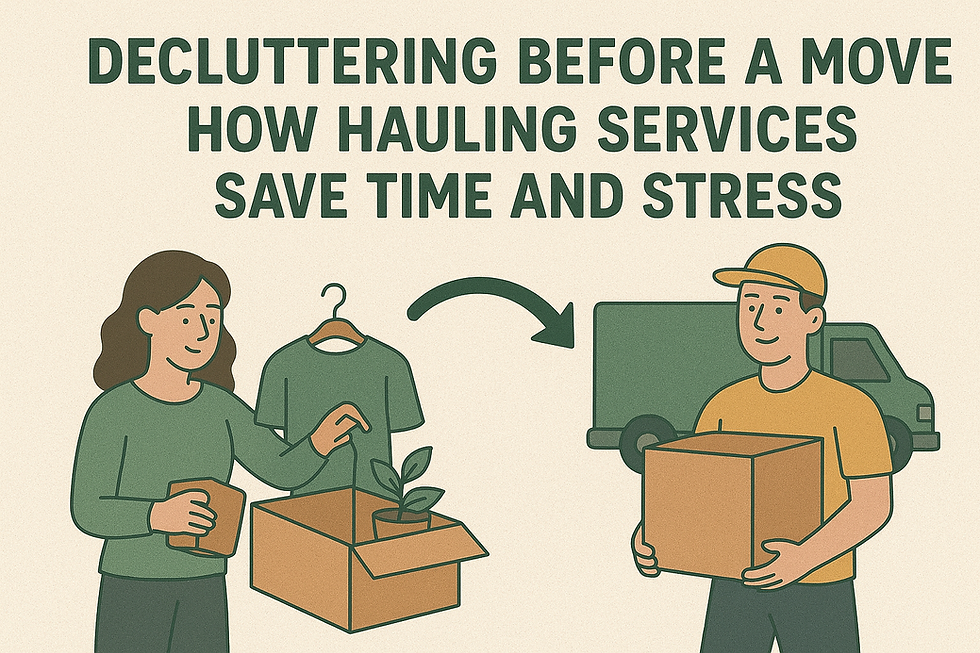 Decluttering Before a Move: How Hauling Services Save Time and Stress