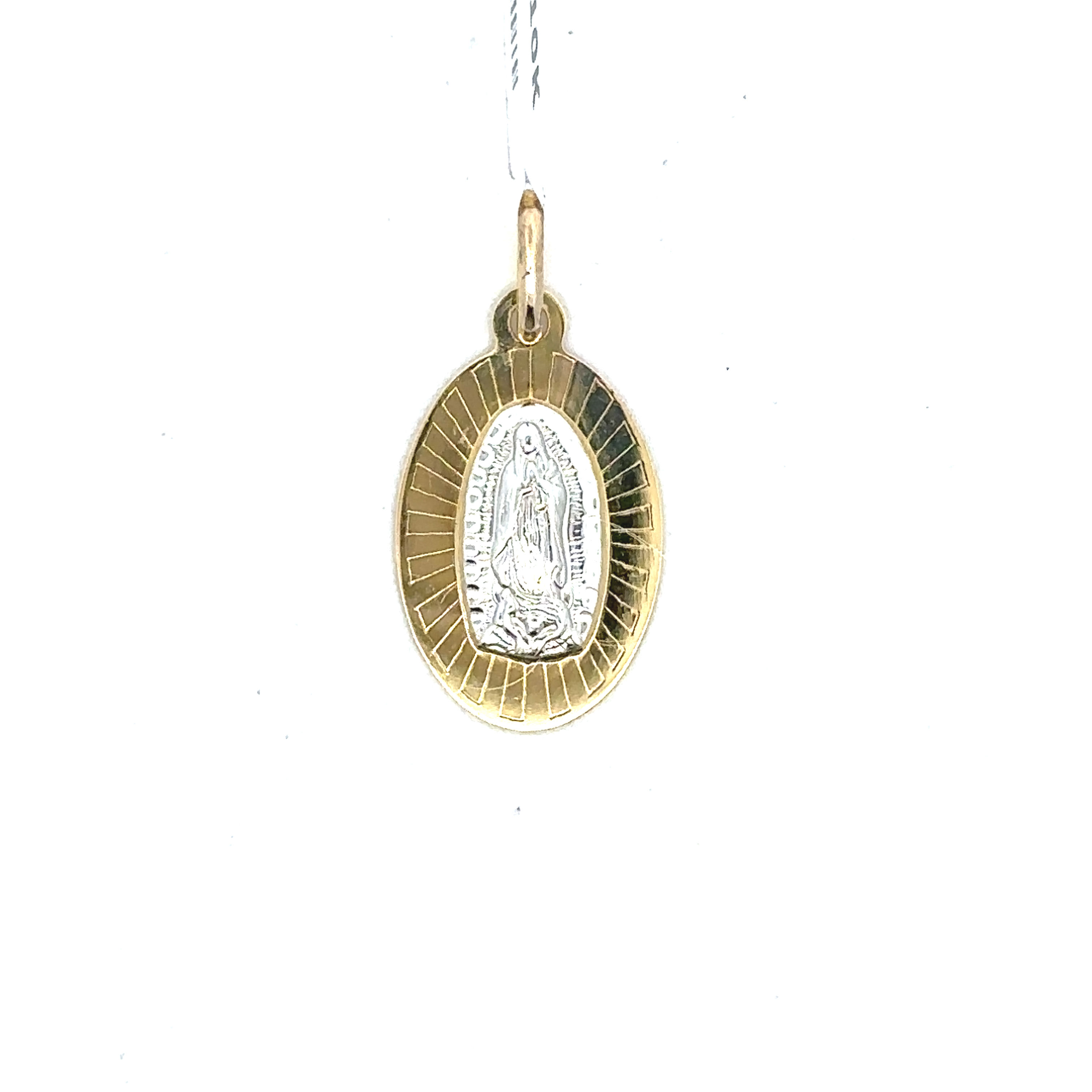 MEDALLA DE ORO 10 K DE LA VIRGEN