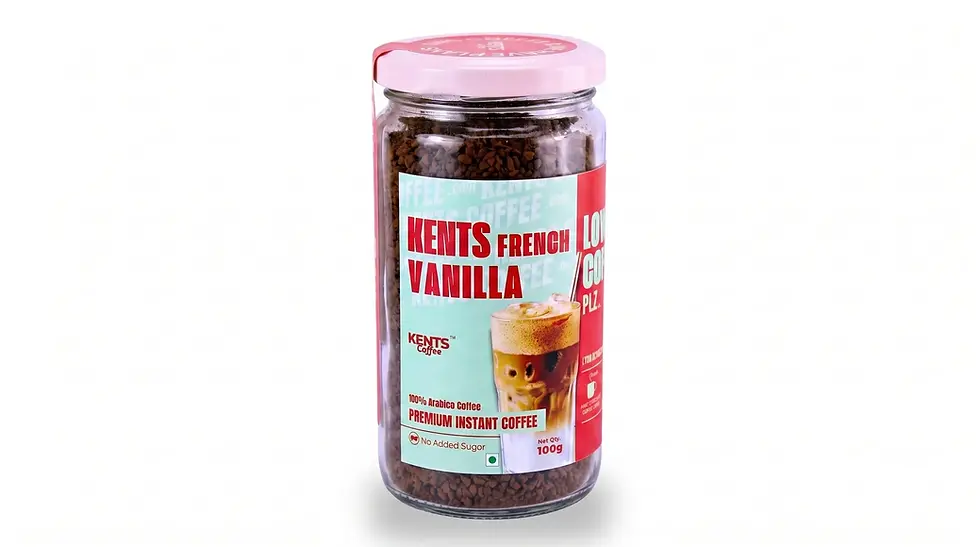 Thumbnail: French Vanilla Flavour Instant Coffee 50g Jar | 100% Arabica Coffee | No Sugar