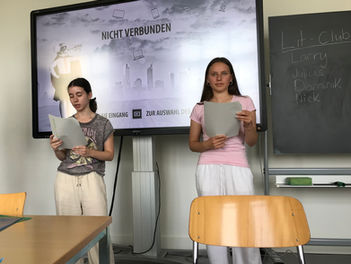 Der Morgen, der Chef aller Tageszeiten. - Erste Leseprobe im Gymnasium Unterstrass