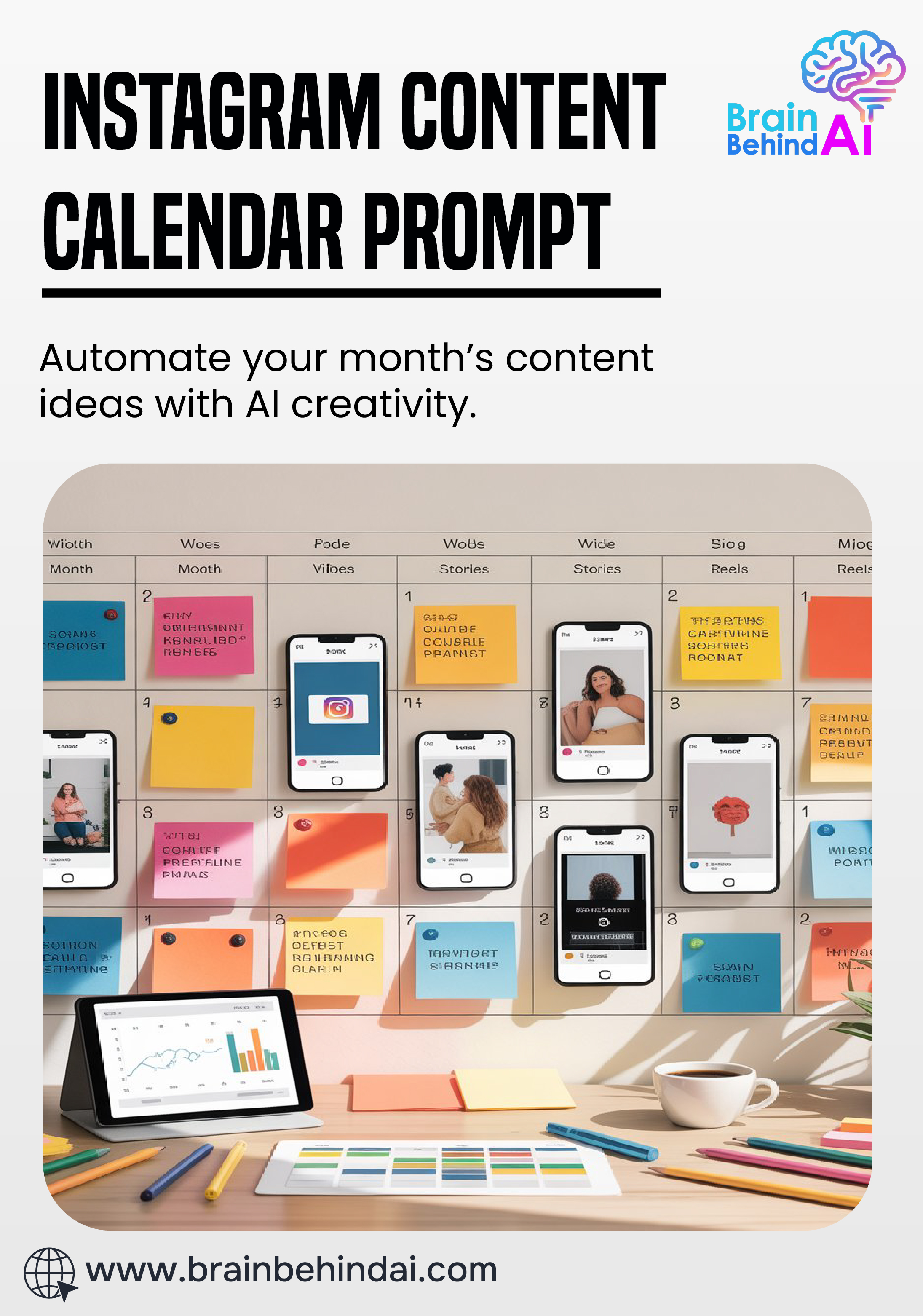 Instagram Content Calendar Prompt