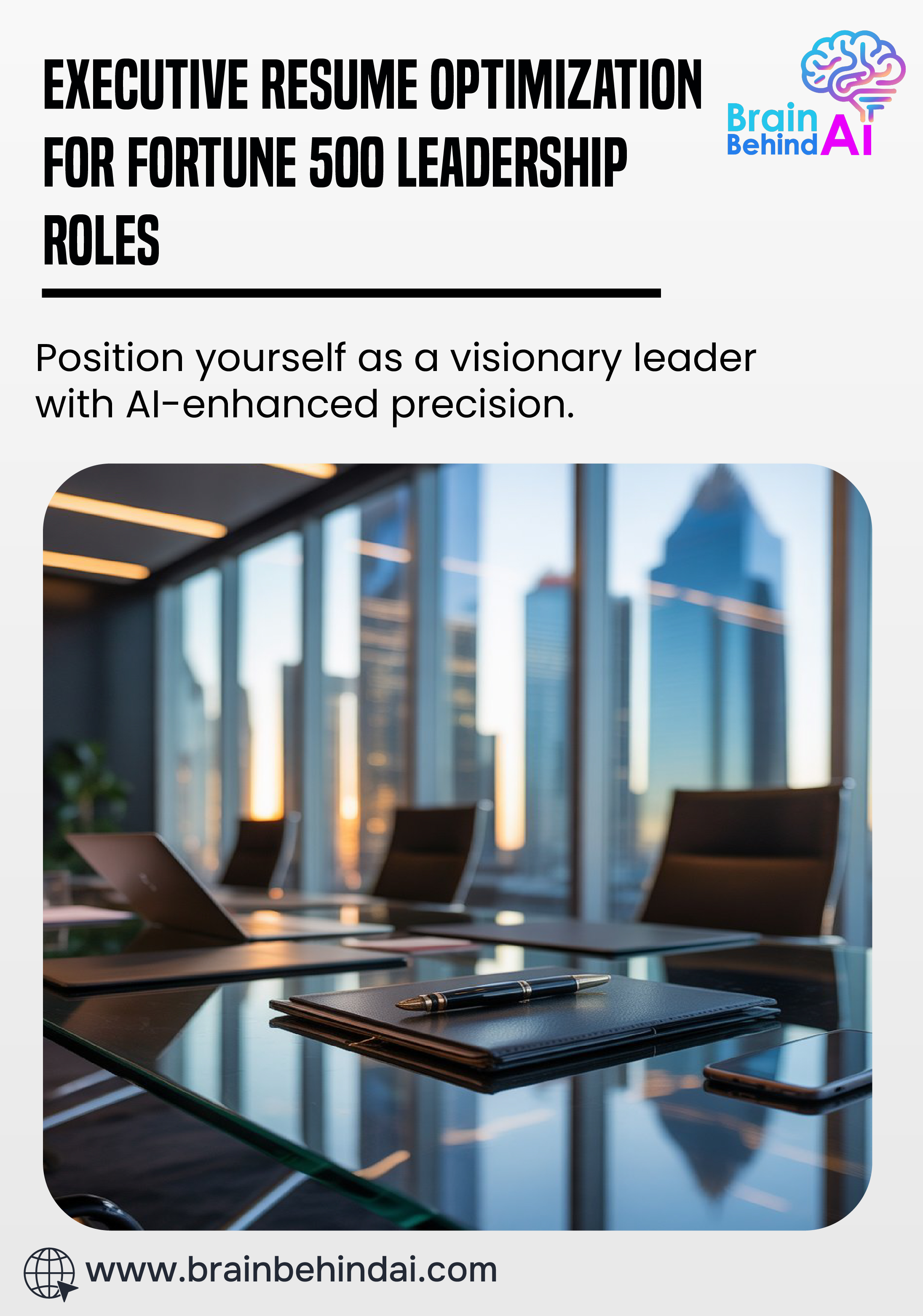 Executive Resume Optimization for Fortune 500 Leadership Roles