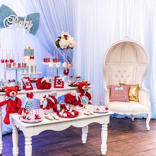 Thumbnail: Canopy Throne Chair (White)