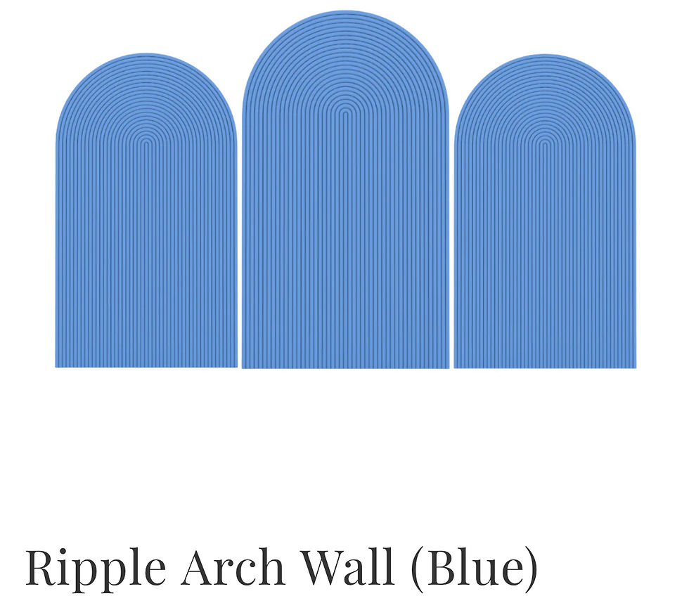 Thumbnail: Ripple Arch Wall (Blue)