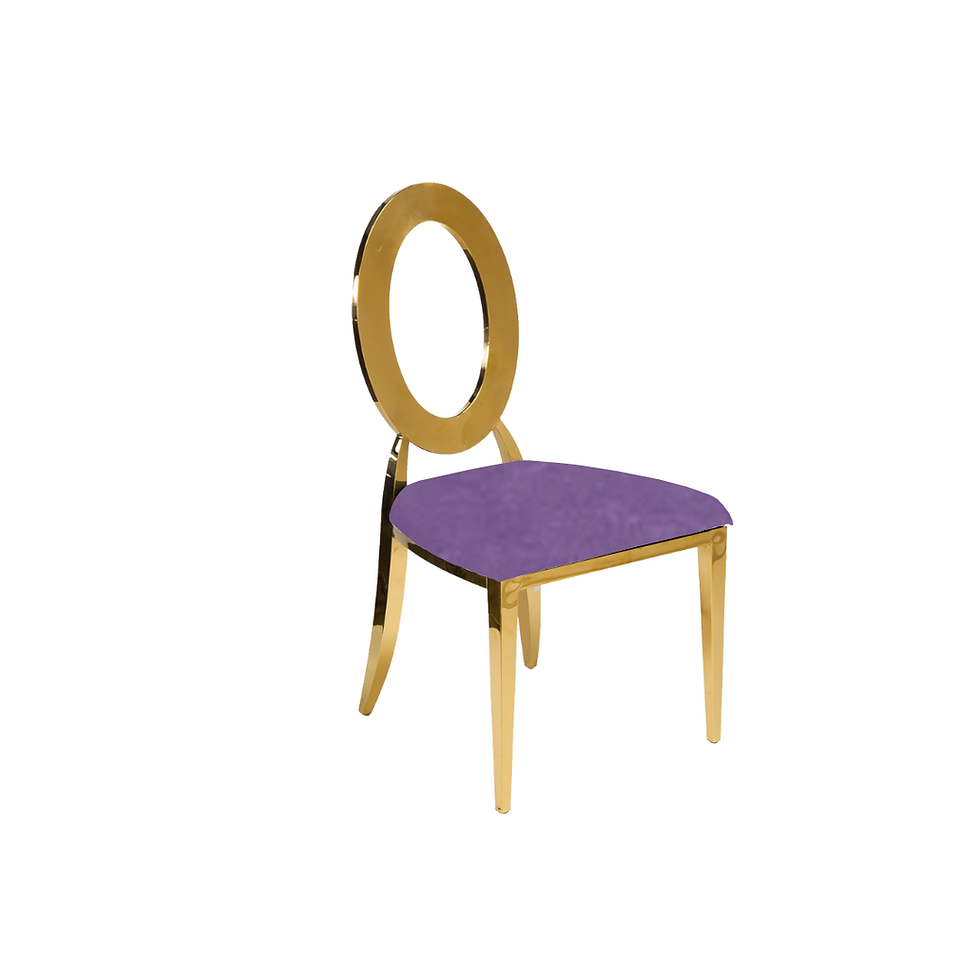 Miniatura: O Back Gold Chair