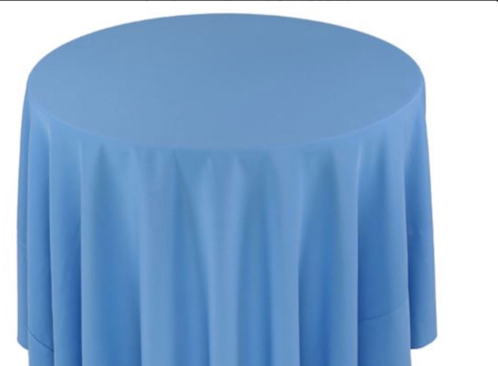 Thumbnail: ROUND POLYESTER TABLECLOTH