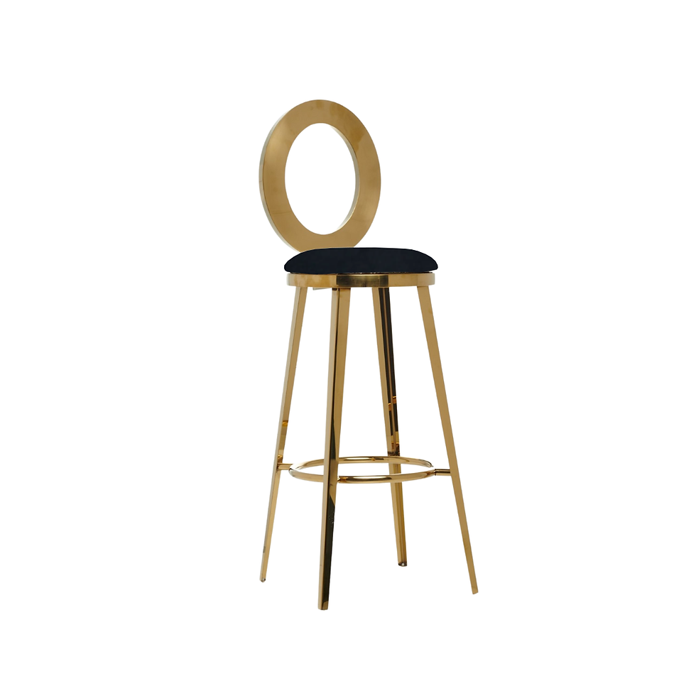 Miniatura: O Back Gold Bar Stool