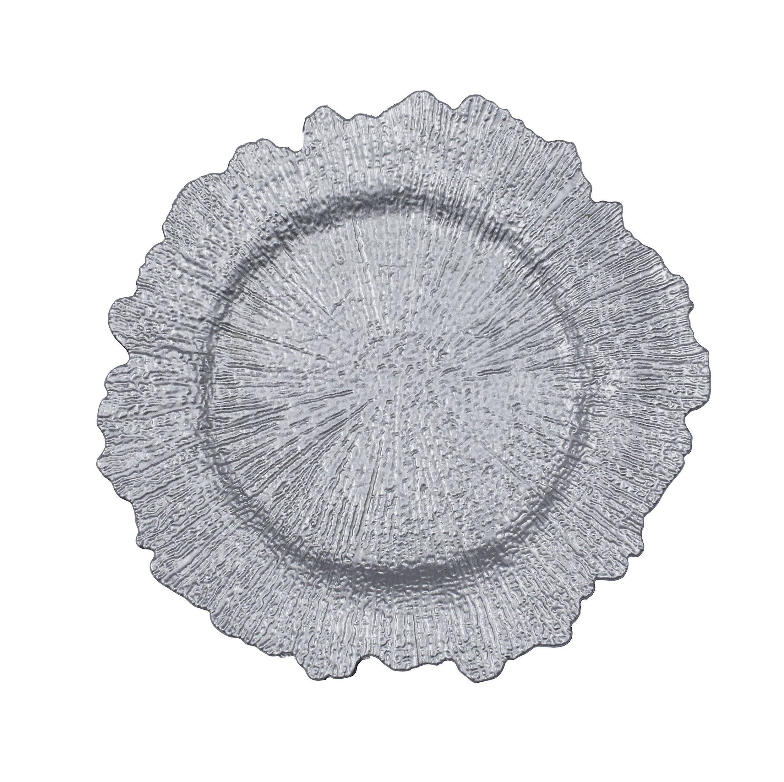 Reef Charger Plate (Silver)
