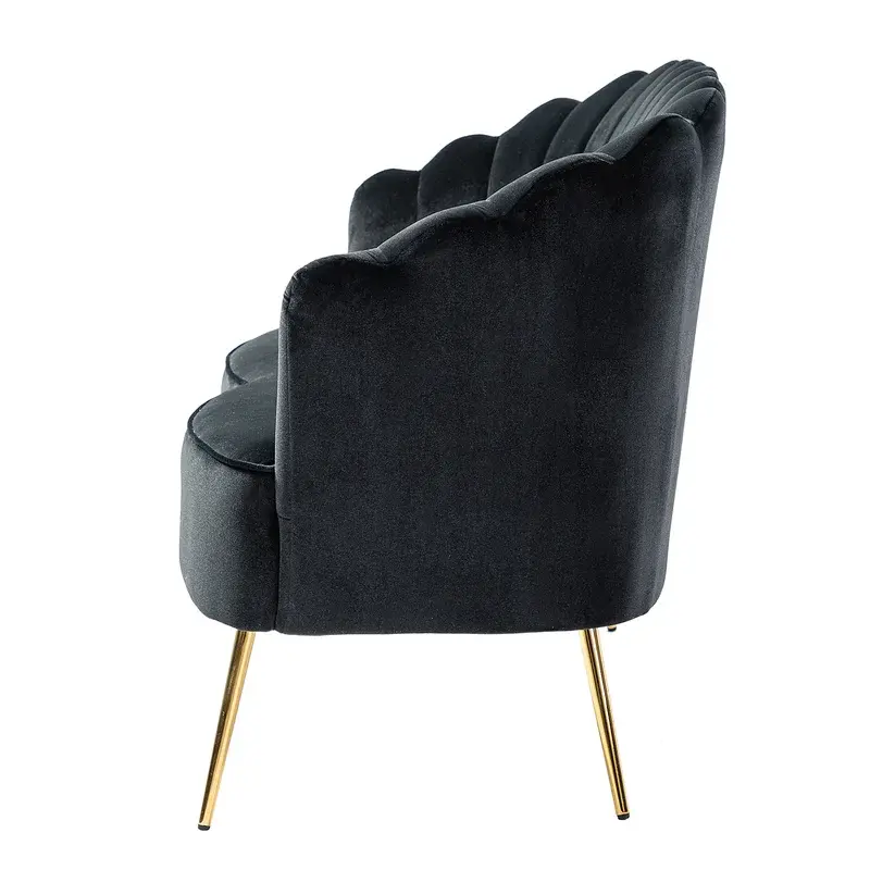 Miniatura: Hendrix Velvet Flared Arm Loveseats 