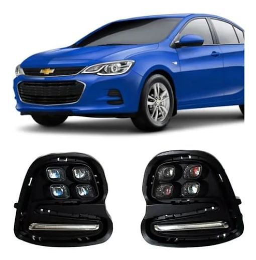 Biseles Led DRL niebla para Chevrolet Cavalier 2017 2018 blanco Y ámbar