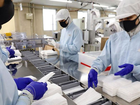 Η Sharp θα χρησιμοποιήσει εργοστάσιο τηλεοράσεων για να παράγει μάσκες προσώπου