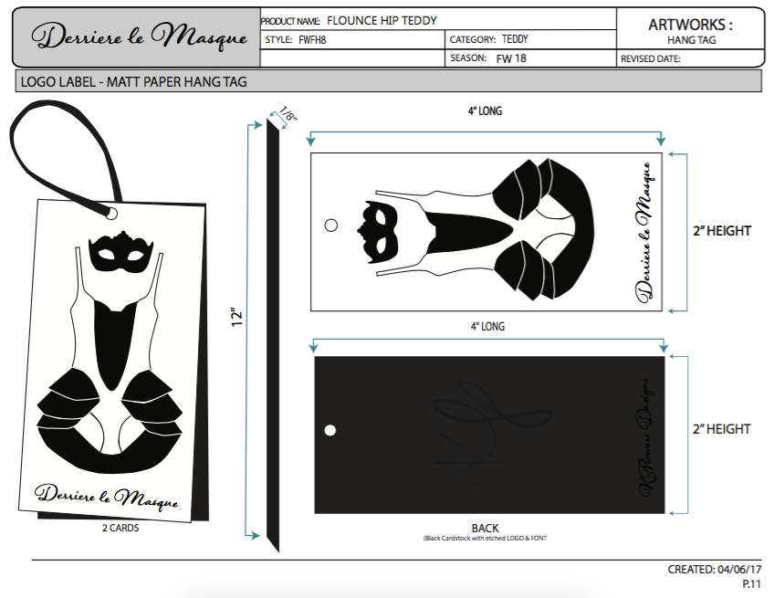 Flounce Hip Teddy Tech Pack