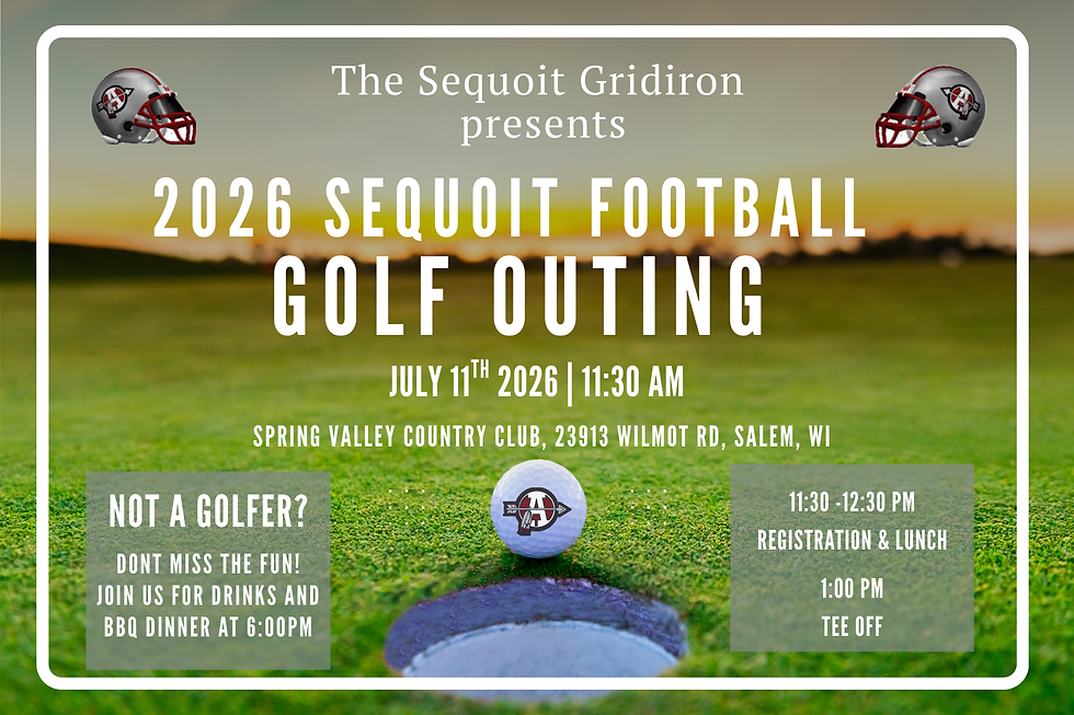 2026 Sequoit Football Golf Outing