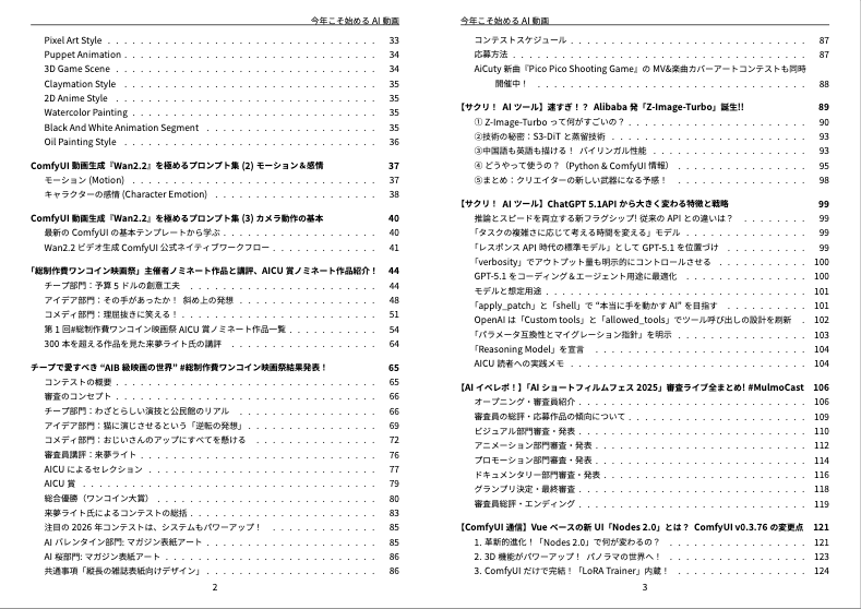 サムネイル： AICUマガジンV20「今年こそ始める AI 動画」