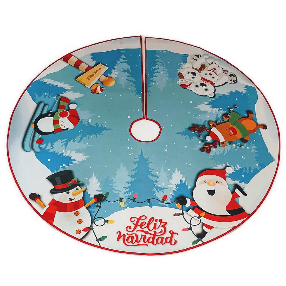 Thumbnail: Feliz Navidad Tree Skirt