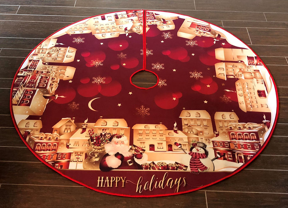 Thumbnail: Santa Town Tree Skirt