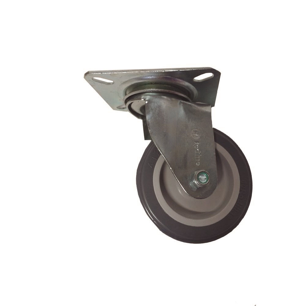 Rodízio base giratória De Placa - 412BP - 65kg - 4"
