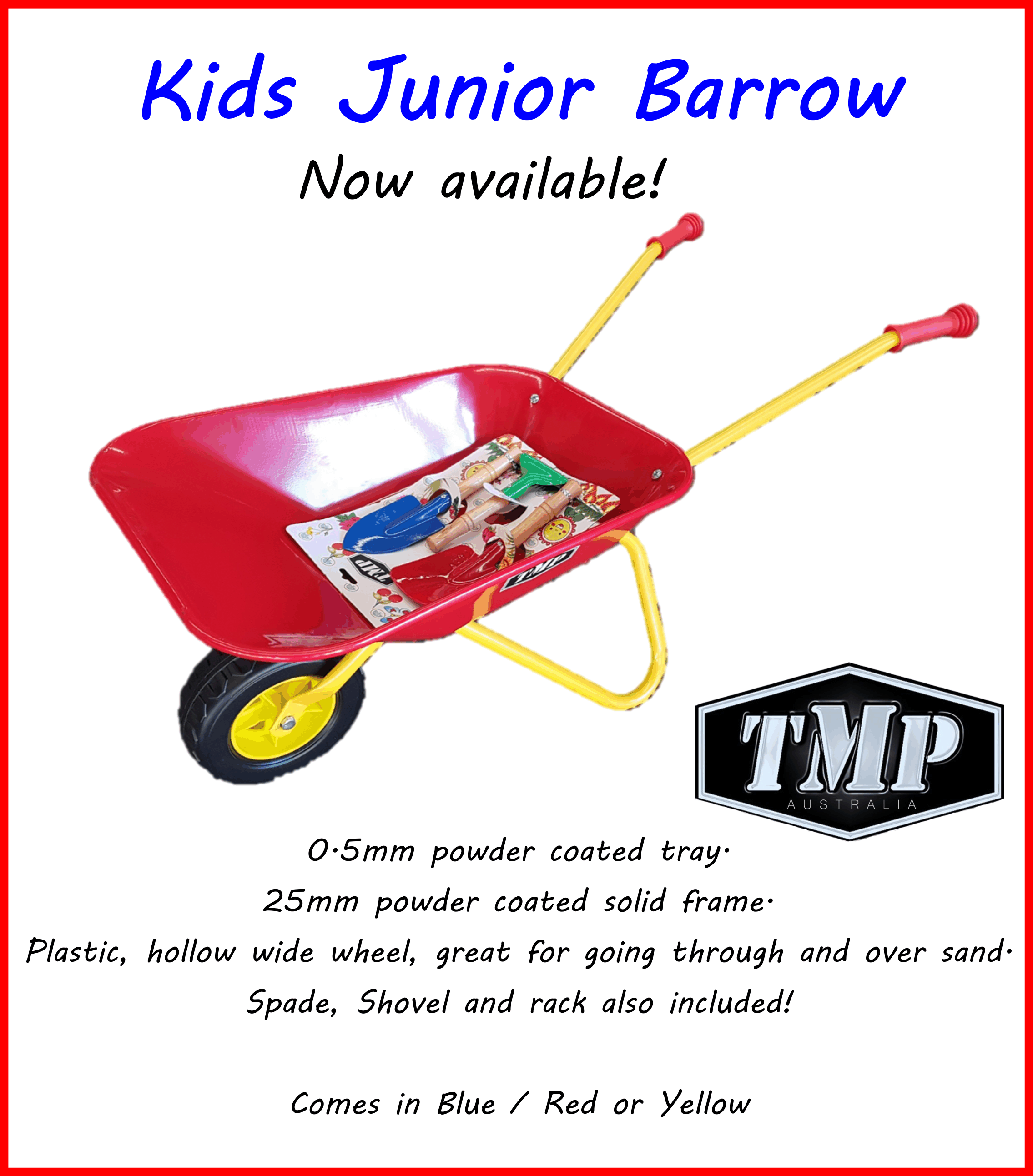 Kids Junior Barrows NOW Available