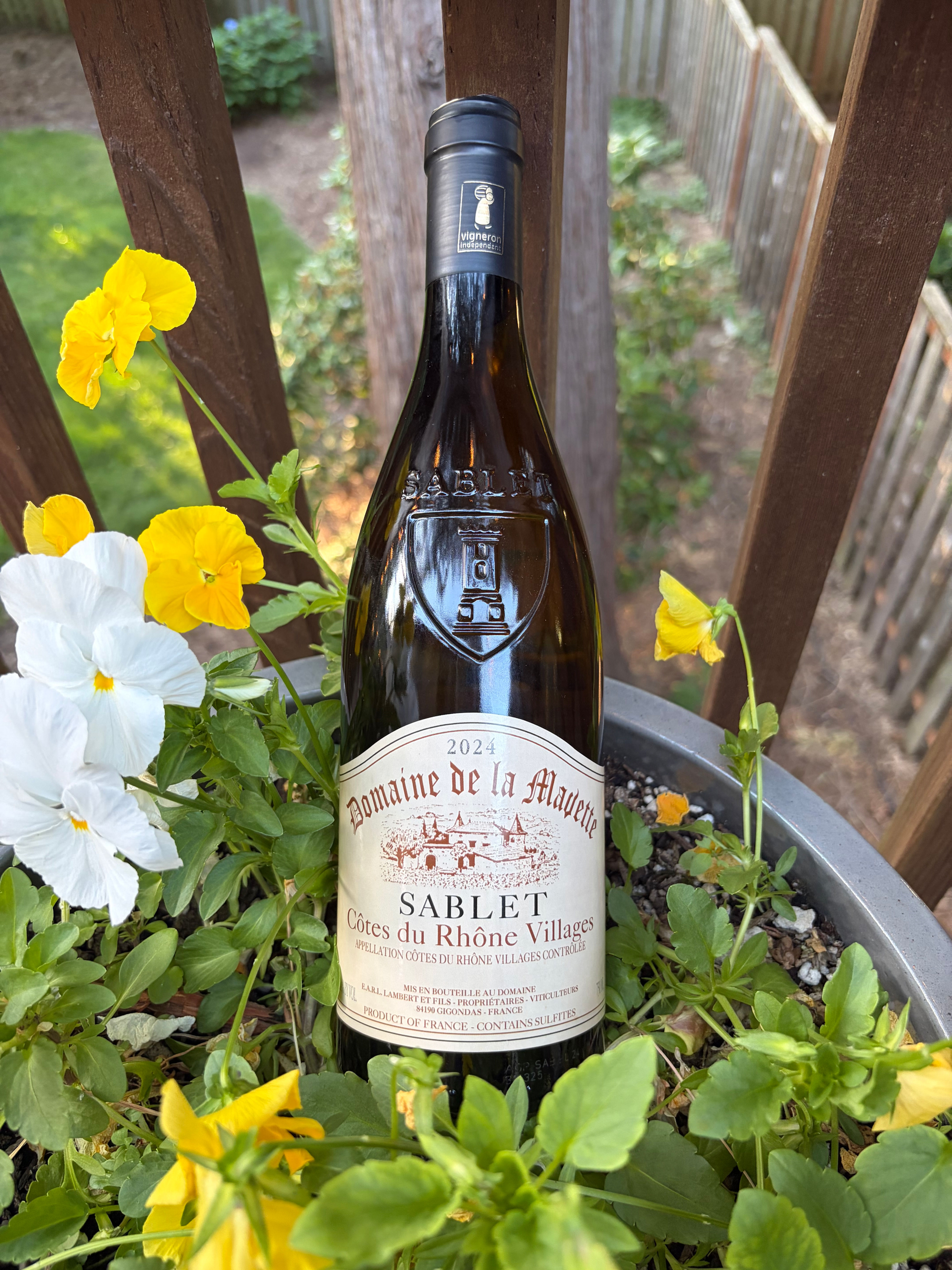 Domaine de la Mavette Côtes-du-Rhône-Villages Sablet Blanc 2024