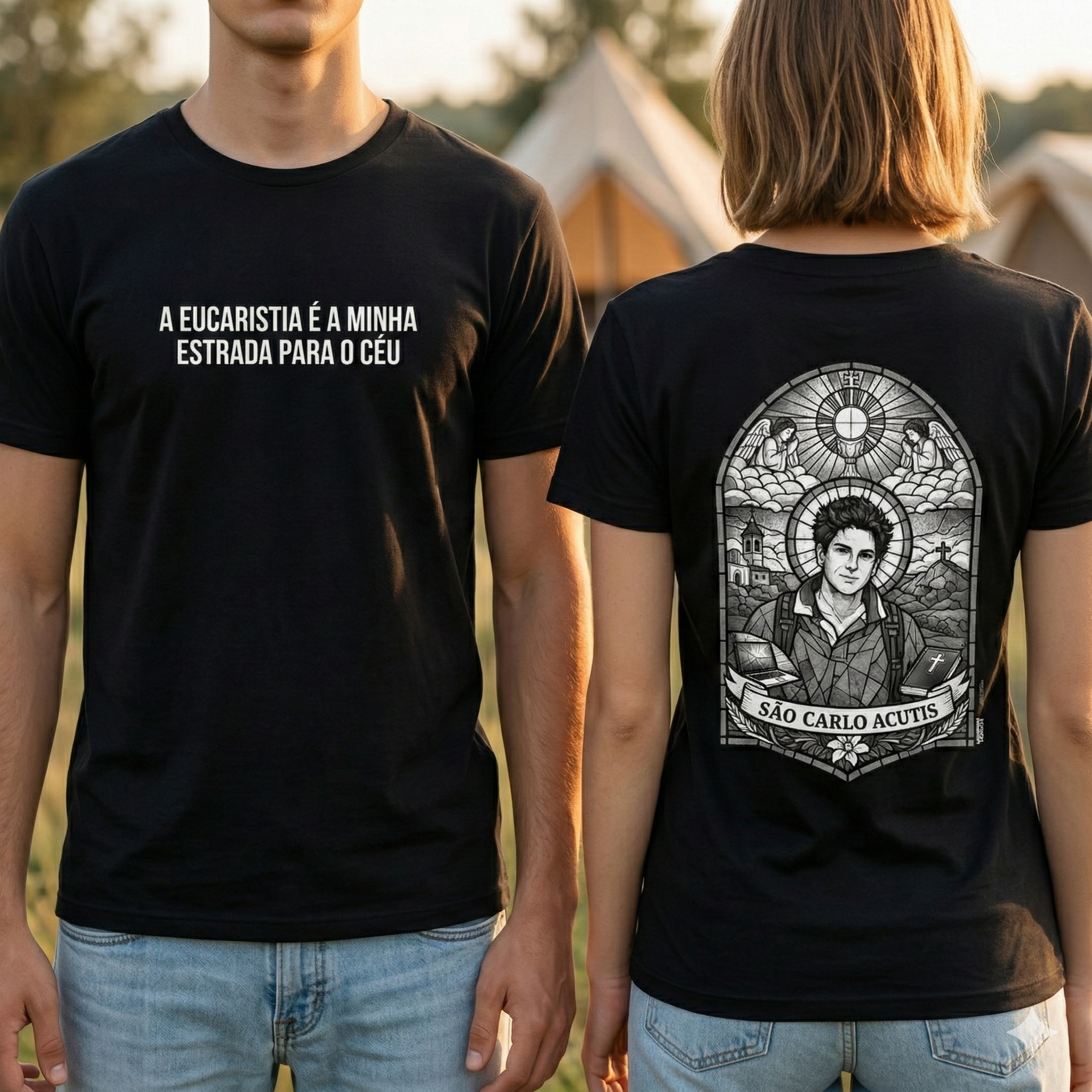 Camiseta São Carlo Acutis