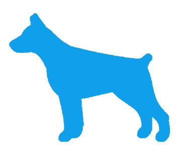 Thumbnail: Doberman Pinscher Dog Vinyl Decals