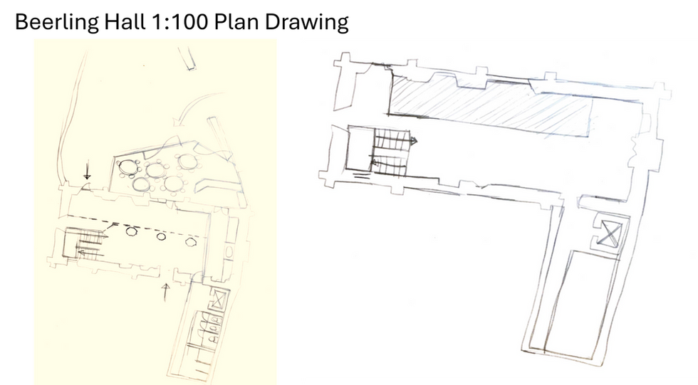 Beerling Hall Plan Drawing