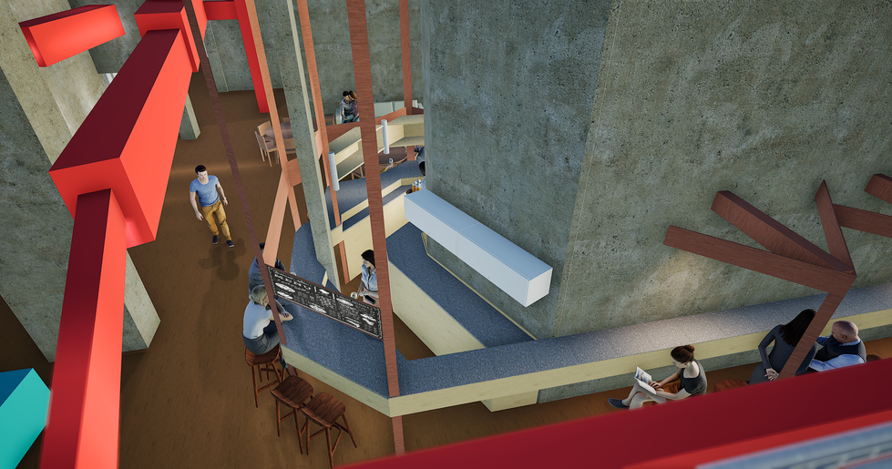 Final Rendered Visual - Mezzanine Floor