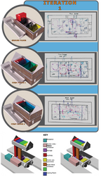 Schematic Planning
Axonometric Study: Iteration 1