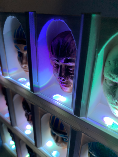 1:5 Scale  Death Mask and Shelf Model