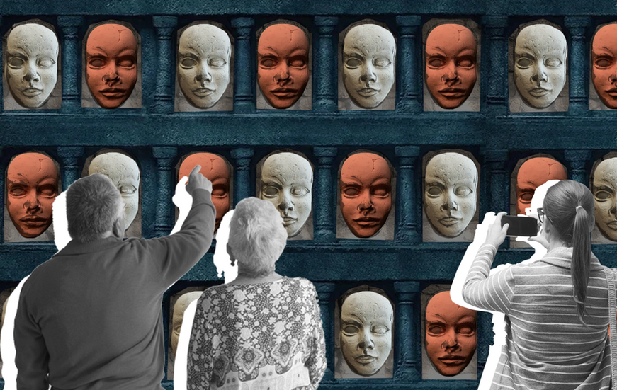 Death/Life Maks Display Collage 