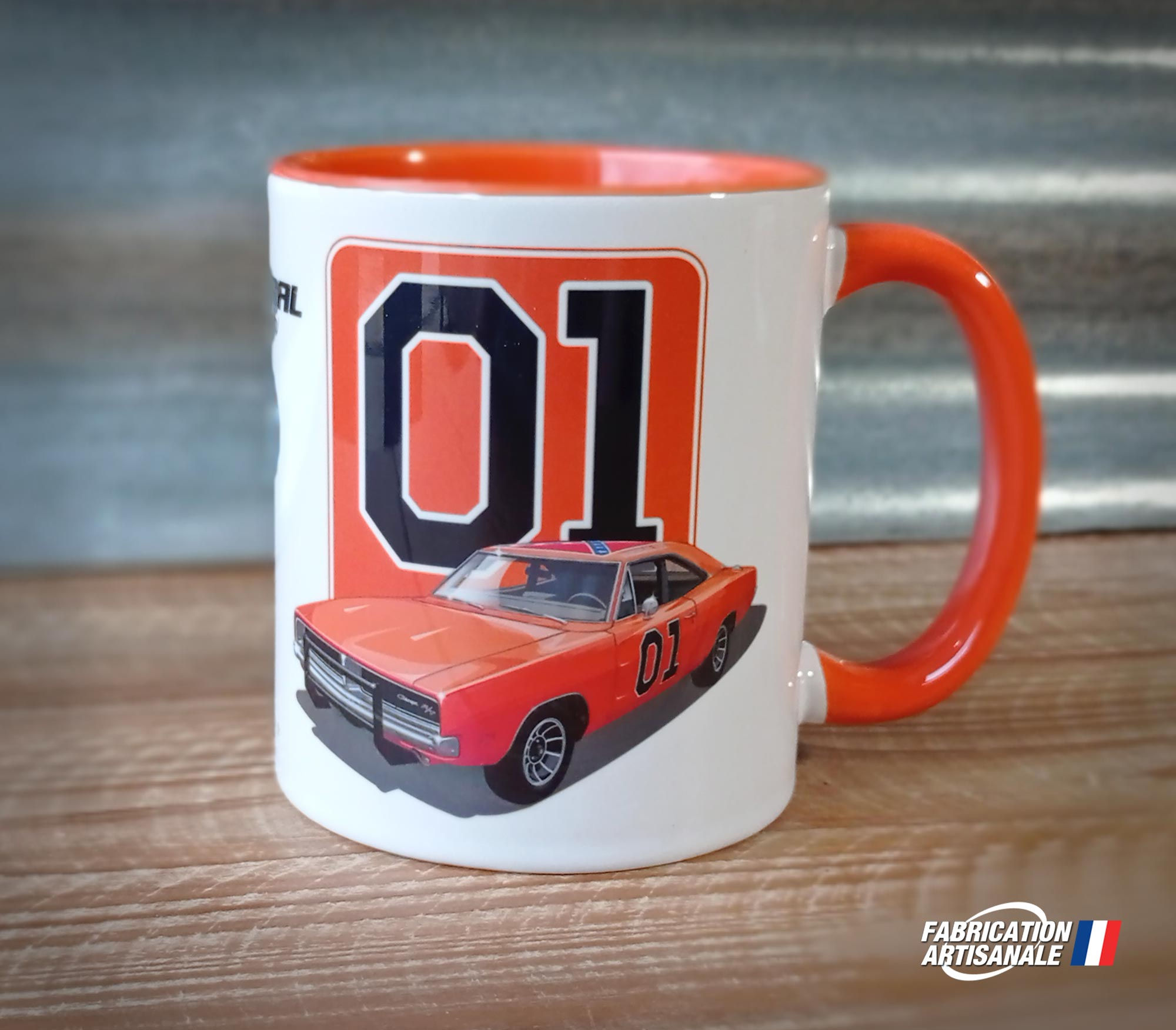 Mug Dodge Charger "Shérif, fais-moi peur"
