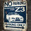 Miniature : Plaque métal déco " Parking only Z3 " Cabriolet BMW Z3.