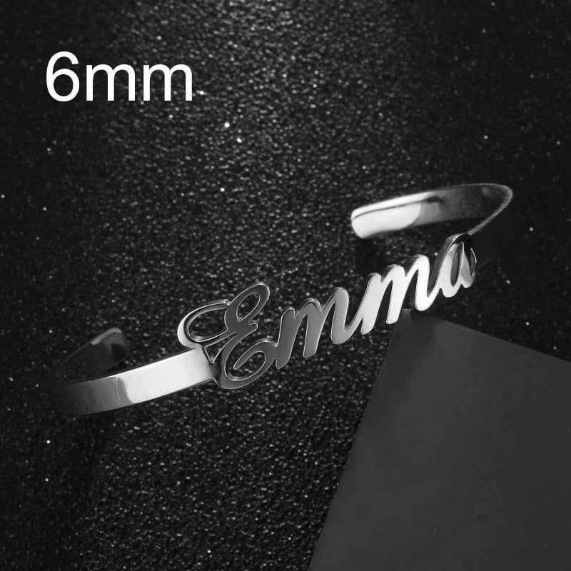 Miniatura: Customized Name Bracelet Personalized Custom Bangles Stainless Steel