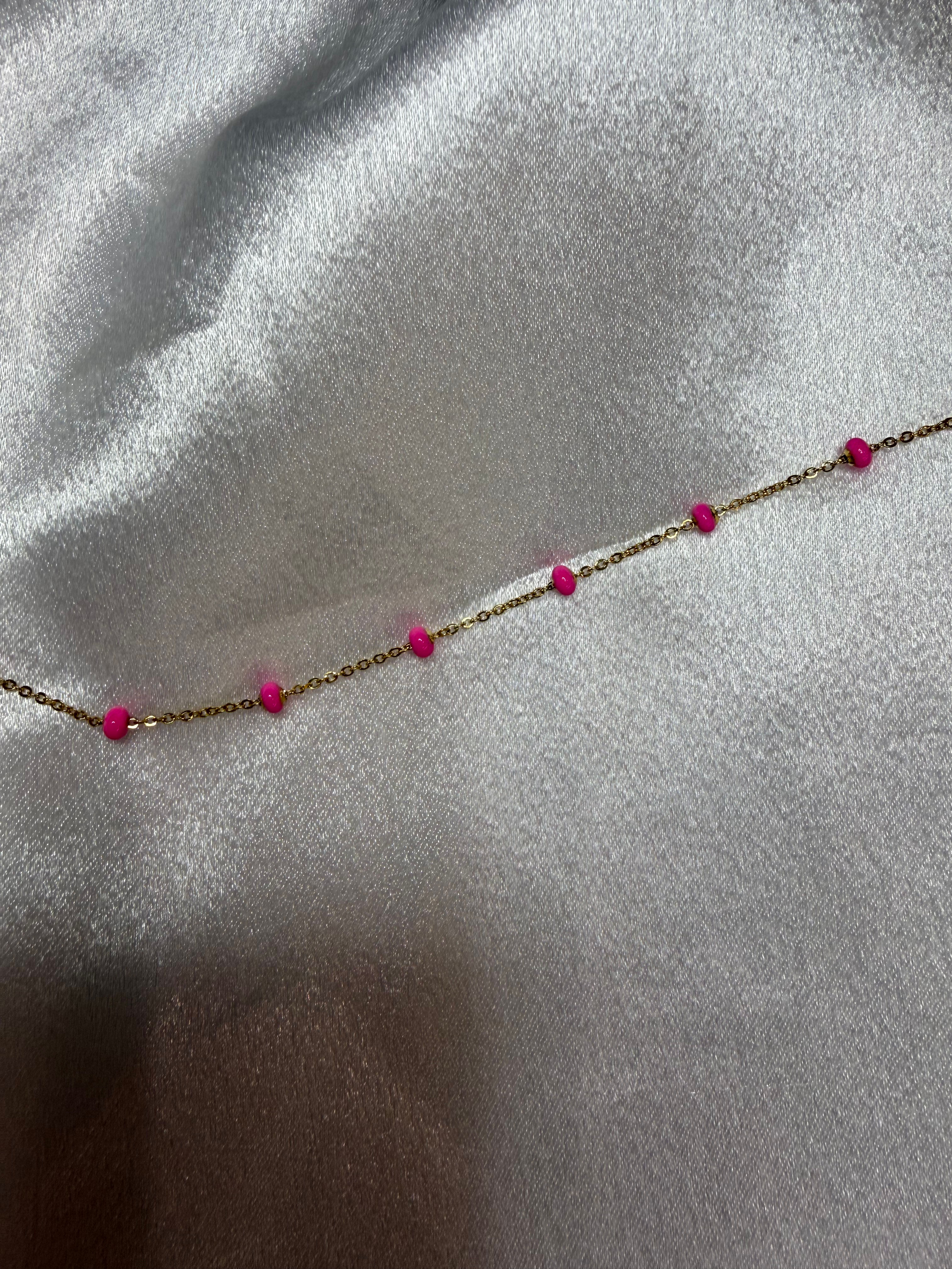 Hot Pink and gold #218