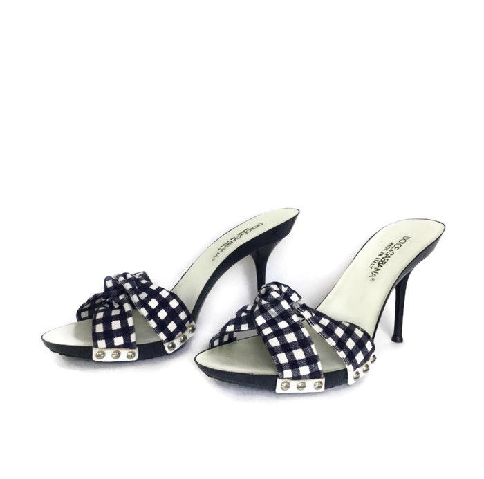 Thumbnail: Dolce & Gabbana Gingham Heels 38/8