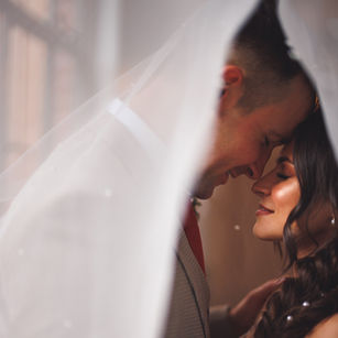 Soft glam bridal makeup underneath the veil shot at Bredenbury Court