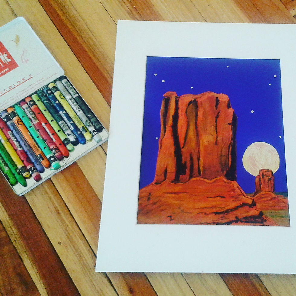 Red Night Print