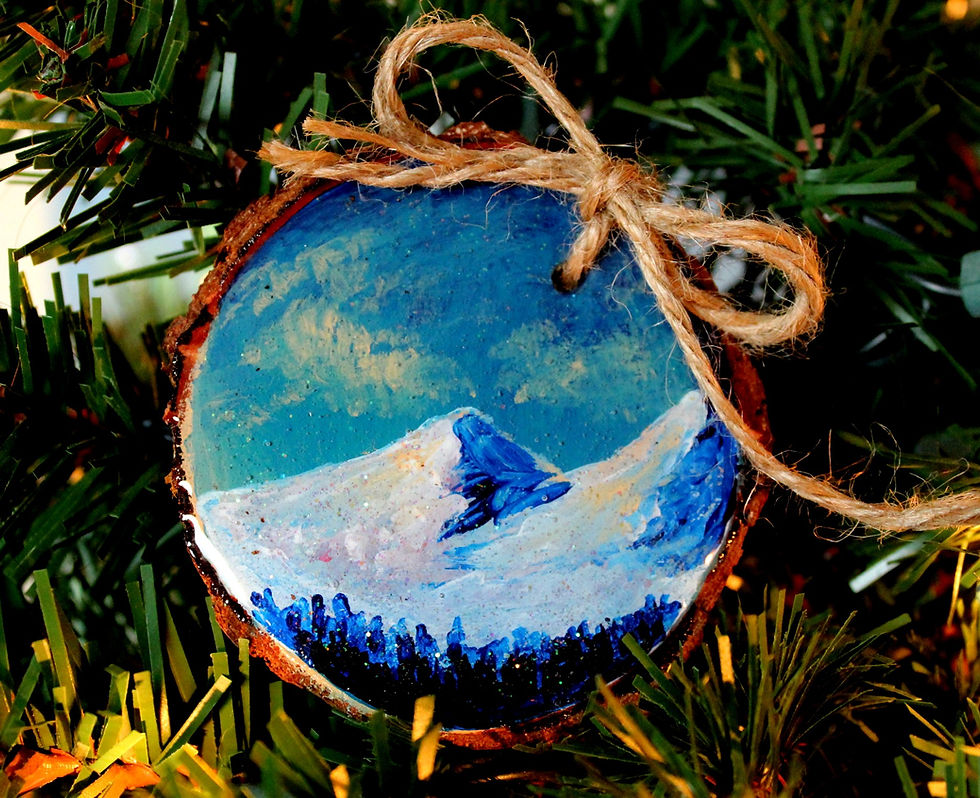Christmas River Ornament