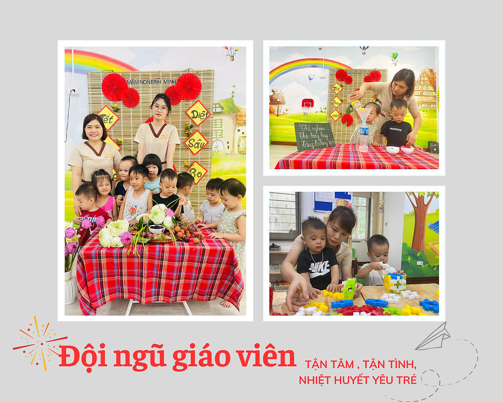 Đội ngũ giáo viên chuyên nghiệp và tâm huyết với nghề tại Trường Mầm non Song Ngữ Bình Minh - Hàm Nghi