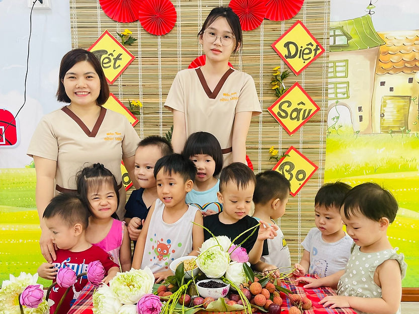 Đội ngũ giáo viên Mầm non Bình Minh, Hàm Nghi chuyên nghiệp