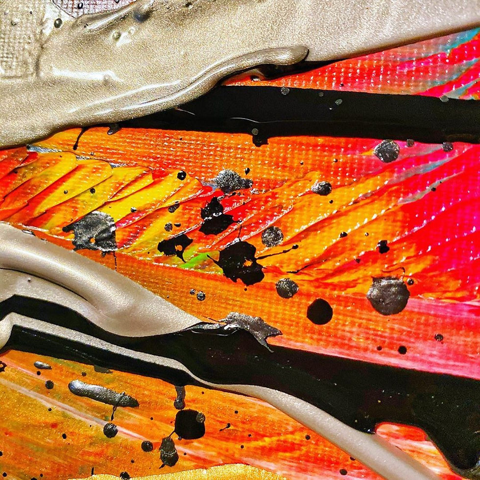 Thumbnail: Break Free - Original Abstract Acrylic Painting by Pink May Khen