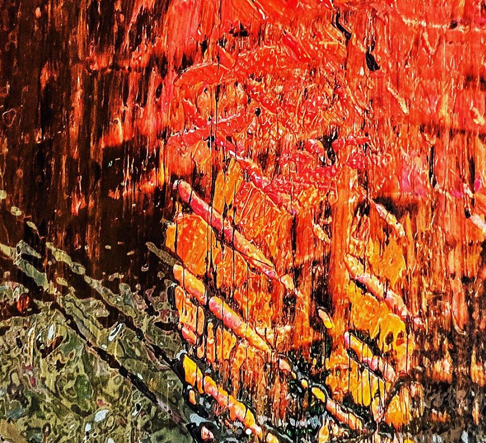 Thumbnail: "You need a new love" 60x80cm  Painting by Pink May Khen