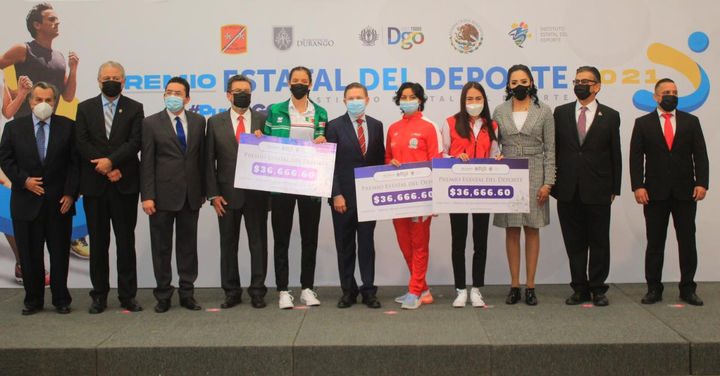 Entrega Aispuro el Premio Estatal del Deporte Durango 2021