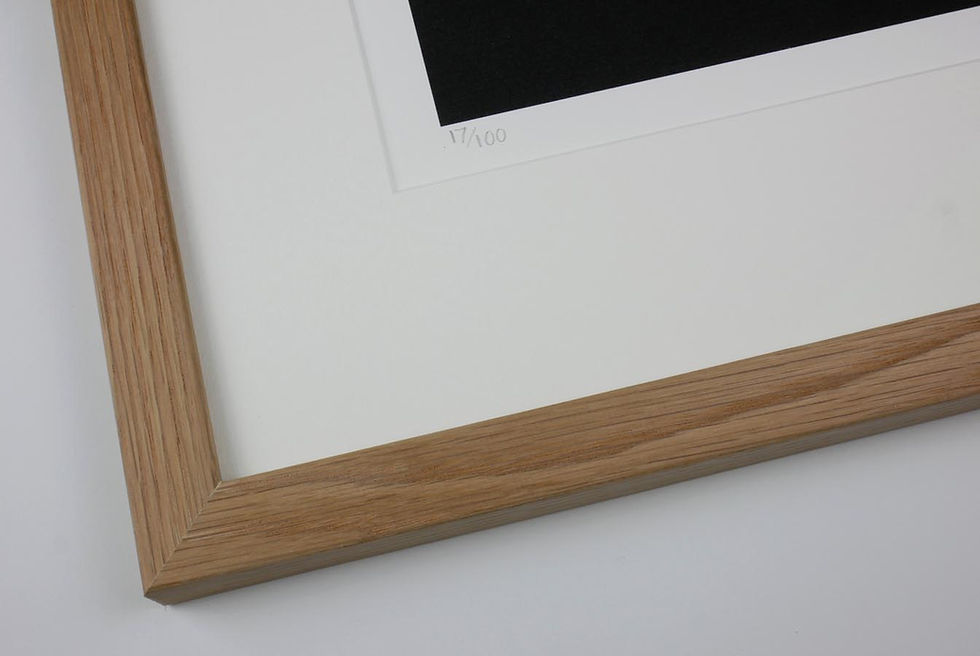 Thumbnail: Starry Night print by UK Northumberland artist Rebecca Vincent night sky stars milky way tree silhouettes