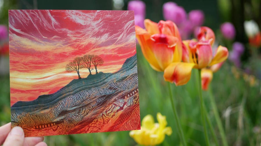 Rebecca Vincent Nrthumberland artist greetings cards tulips