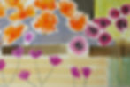 rebecca vincent garden painting techniques flowers colours grasses pattern