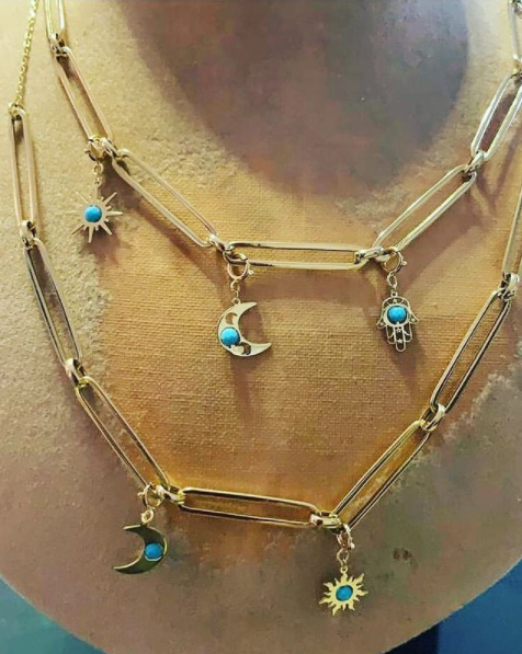 18K Gold Necklace by DD